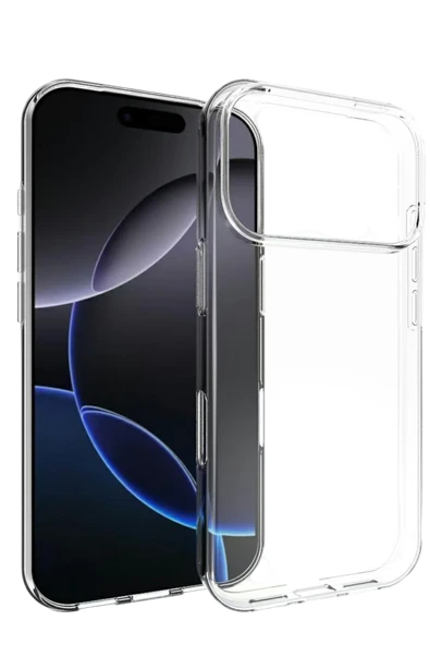 Zipax Apple iPhone 17 Pro Max Kılıf Şeffaf  İnce Silikon Azn-Lüx ürün görseli 1
