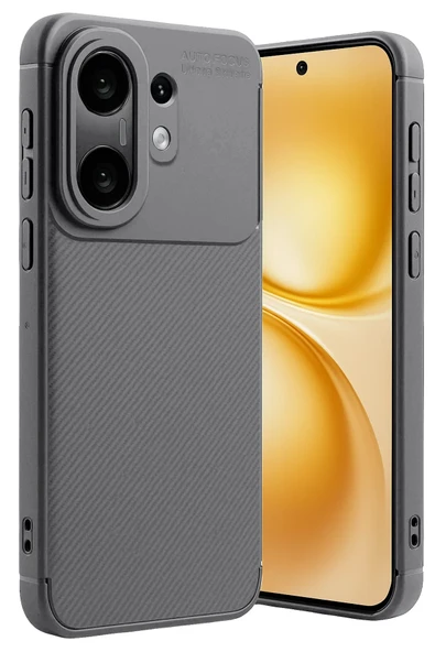 Zipax Vivo X200 FE Kılıf Karbon Görünümlü Silikon Azn-Carbon ürün görseli 1