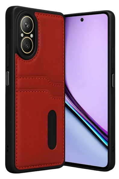 Zipax Realme 12 Lite Kılıf Kartlıklı Silikon Kapak Azn-Sara ürün görseli 1