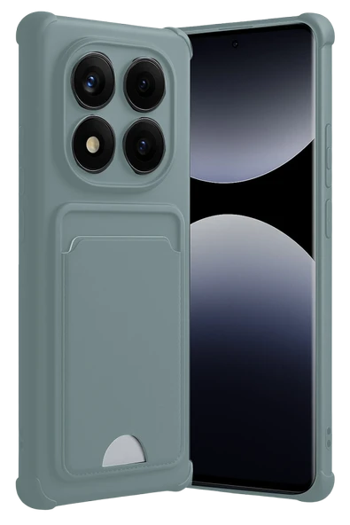 Zipax Xiaomi Redmi Note 14 Pro 4G Kılıf Kartlıklı Soft Silikon Azn-Kelvin ürün görseli 1