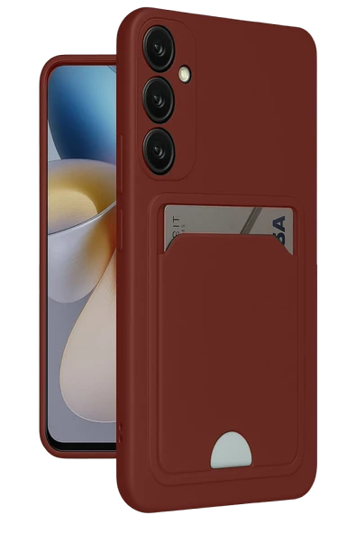 Zipax Samsung Galaxy S24 FE Kılıf Kartlıklı Soft Silikon Azn-Kelvin ürün görseli 1