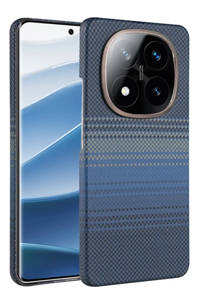 Zipax Xiaomi Redmi Note 14 Pro 5G Kılıf Kevlar Şık Görünüm Magesafe Özellikli Azn-Vga-Mgsf ürün görseli 1