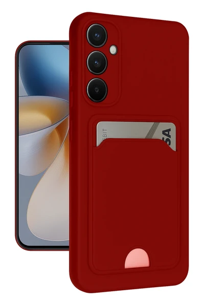 Zipax Samsung Galaxy S24 FE Kılıf Kartlıklı Soft Silikon Azn-Kelvin ürün görseli 1