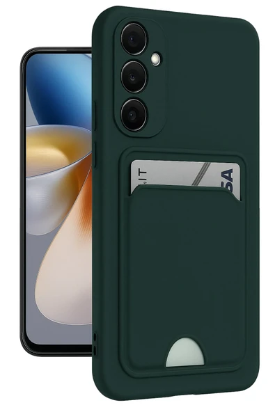 Zipax Samsung Galaxy S24 Plus Kılıf Kartlıklı Soft Silikon Azn-Kelvin ürün görseli 1