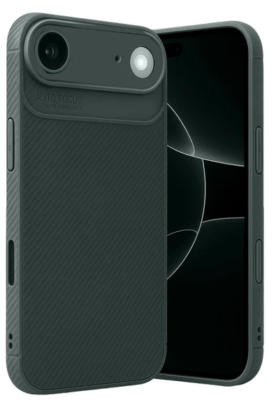 Zipax Apple iPhone 17 Air Kılıf Karbon Görünümlü Silikon Azn-Carbon ürün görseli 1
