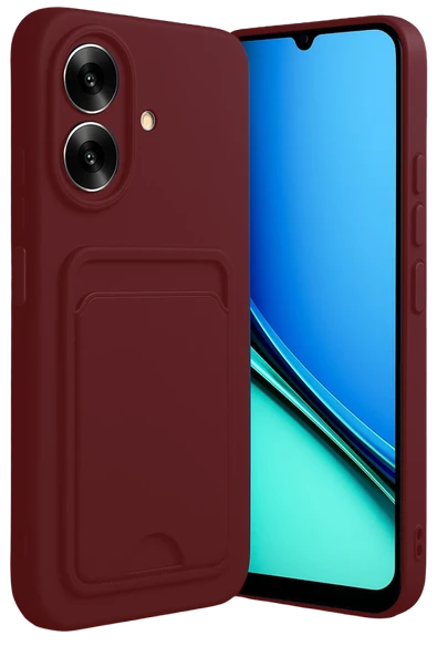 Zipax Realme Note 60 Kılıf Kartlıklı Soft Silikon Azn-Kelvin ürün görseli 1