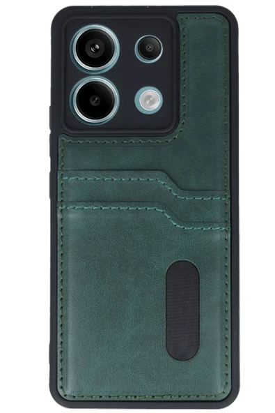 Zipax Xiaomi Redmi Note 13 Pro 5G Kılıf Kartlıklı Silikon Kapak Azn-Sara ürün görseli 1