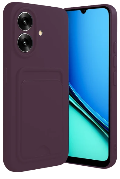 Zipax Realme Note 60 Kılıf Kartlıklı Soft Silikon Azn-Kelvin ürün görseli 1