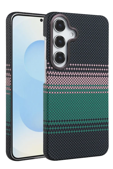 Zipax Samsung Galaxy S25 Kılıf Kevlar Şık Görünüm Magesafe Özellikli Azn-Vga-Mgsf ürün görseli 1