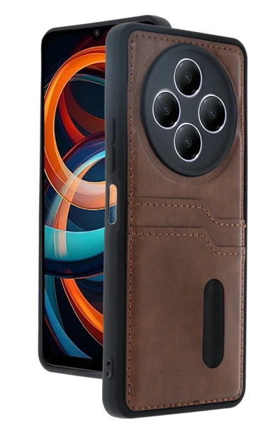 Zipax Xiaomi Redmi 14C Kılıf Kartlıklı Silikon Kapak Azn-Sara ürün görseli 1