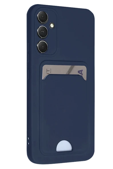 Zipax Samsung Galaxy A16 5G Kılıf Kartlıklı Soft Silikon Azn-Kelvin ürün görseli 1