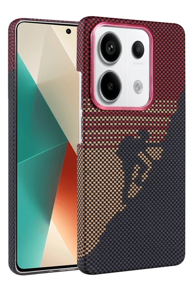Zipax Xiaomi Redmi Note 13 Pro 4G Kılıf Kevlar Şık Görünüm Magesafe Özellikli Azn-Vga-Mgsf ürün görseli 1