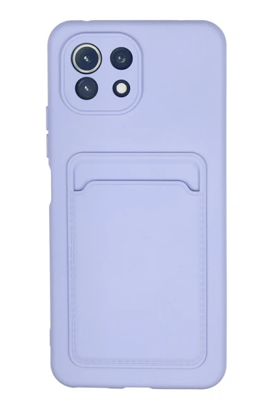 Zipax Xiaomi Mİ 11 Lite Kılıf Kartlıklı Soft Silikon Azn-Kelvin ürün görseli 1