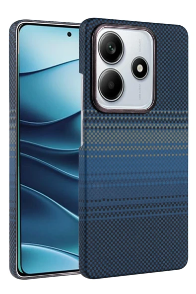 Zipax Xiaomi Redmi Note 14 4G Kılıf Kevlar Şık Görünüm Magesafe Özellikli Azn-Vga-Mgsf ürün görseli 1