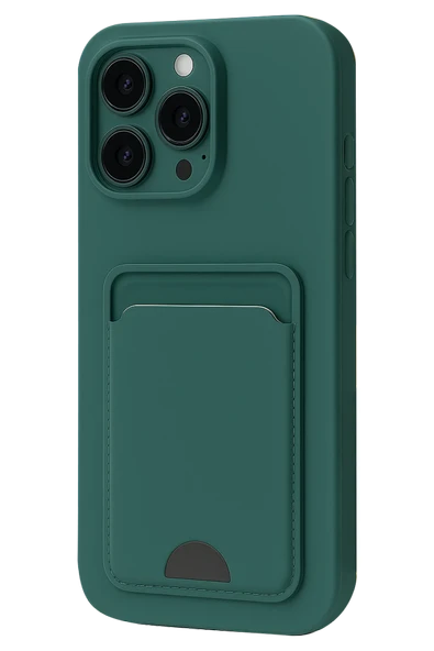 Zipax Apple iPhone 16 Pro Max Kılıf Kartlıklı Soft Silikon Azn-Kelvin ürün görseli 1