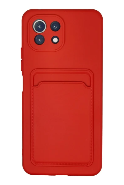 Zipax Xiaomi Mİ 11 Lite Kılıf Kartlıklı Soft Silikon Azn-Kelvin ürün görseli 1