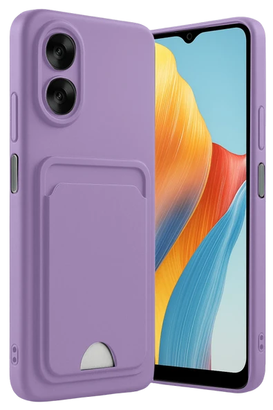 Zipax Oppo A38 Kılıf Kartlıklı Soft Silikon Azn-Kelvin ürün görseli 1
