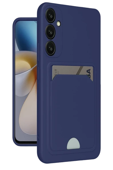 Zipax Samsung Galaxy M15 Kılıf Kartlıklı Soft Silikon Azn-Kelvin ürün görseli 1