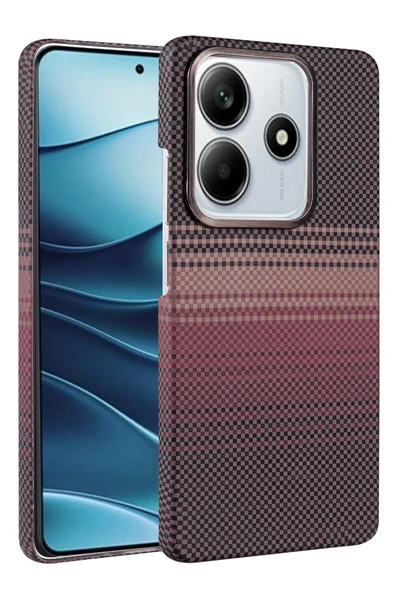 Zipax Xiaomi Redmi Note 14 4G Kılıf Kevlar Şık Görünüm Magesafe Özellikli Azn-Vga-Mgsf ürün görseli 1