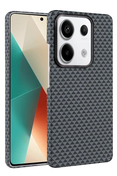 Zipax Xiaomi Redmi Note 13 Pro 4G Kılıf Kevlar Şık Görünüm Magesafe Özellikli Azn-Vga-Mgsf ürün görseli 1