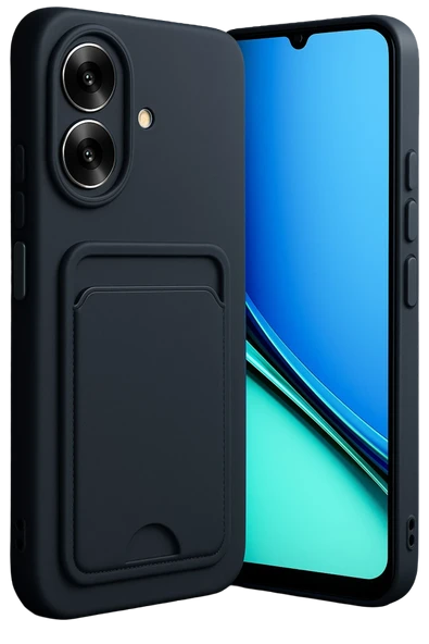 Zipax Realme Note 60 Kılıf Kartlıklı Soft Silikon Azn-Kelvin ürün görseli 1