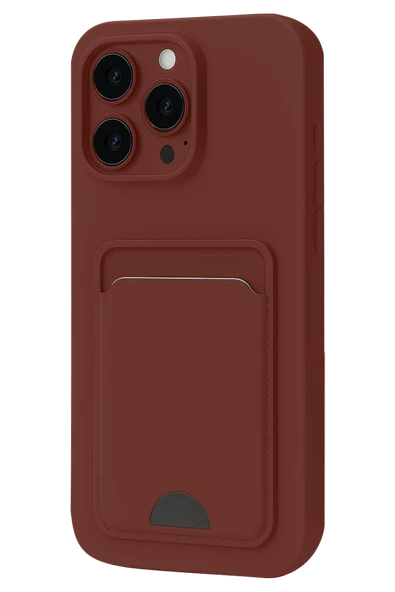 Zipax Apple iPhone 16 Pro Kılıf Kartlıklı Soft Silikon Azn-Kelvin ürün görseli 1
