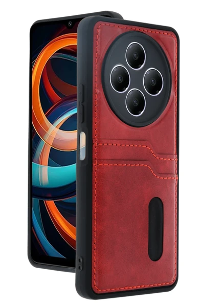 Zipax Xiaomi Redmi 14C Kılıf Kartlıklı Silikon Kapak Azn-Sara ürün görseli 1