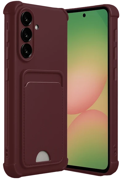 Zipax Samsung Galaxy A36 Kılıf Kartlıklı Soft Silikon Azn-Kelvin ürün görseli 1