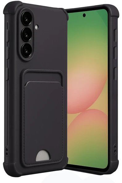 Zipax Samsung Galaxy A36 Kılıf Kartlıklı Soft Silikon Azn-Kelvin ürün görseli 1