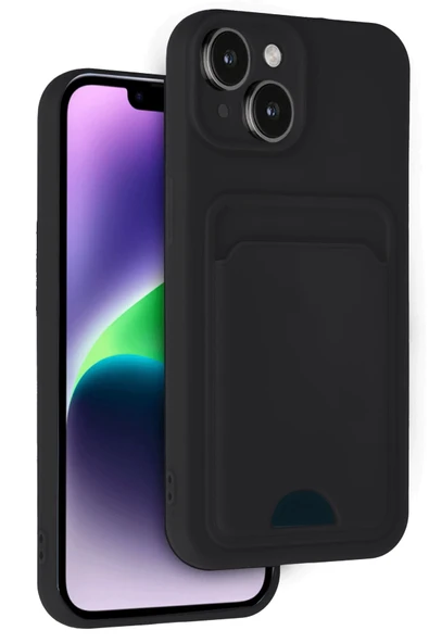 Zipax Apple iPhone 14 Kılıf Kartlıklı Soft Silikon Azn-Kelvin ürün görseli 1