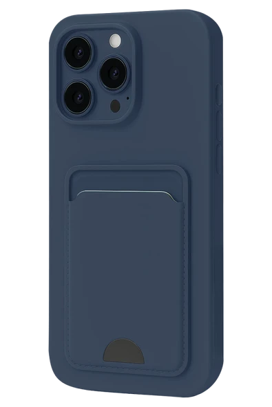 Zipax Apple iPhone 16 Pro Kılıf Kartlıklı Soft Silikon Azn-Kelvin ürün görseli 1