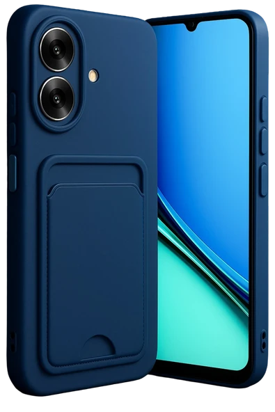 Zipax Realme Note 60 Kılıf Kartlıklı Soft Silikon Azn-Kelvin ürün görseli 1
