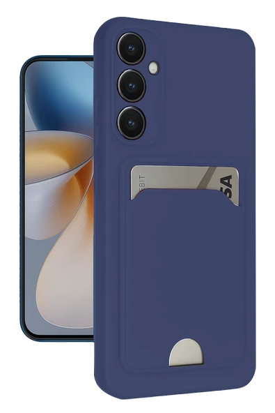 Zipax Samsung Galaxy S24 FE Kılıf Kartlıklı Soft Silikon Azn-Kelvin ürün görseli 1