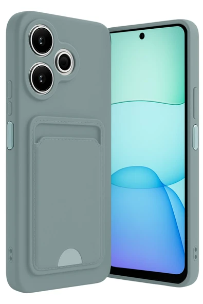 Zipax Xiaomi Redmi 13 4G Kılıf Kartlıklı Soft Silikon Azn-Kelvin ürün görseli 1