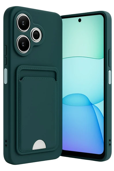 Zipax Xiaomi Redmi 13 4G Kılıf Kartlıklı Soft Silikon Azn-Kelvin ürün görseli 1