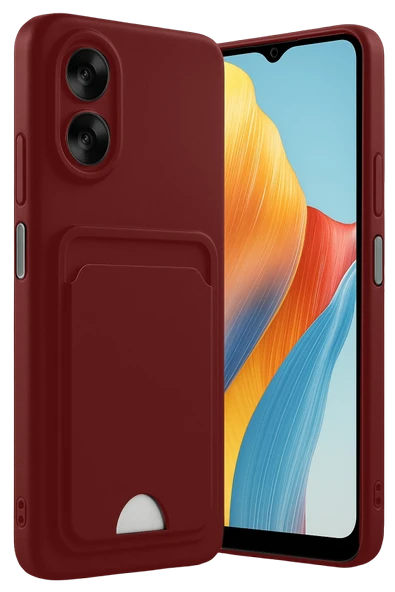 Zipax Oppo A38 Kılıf Kartlıklı Soft Silikon Azn-Kelvin ürün görseli 1