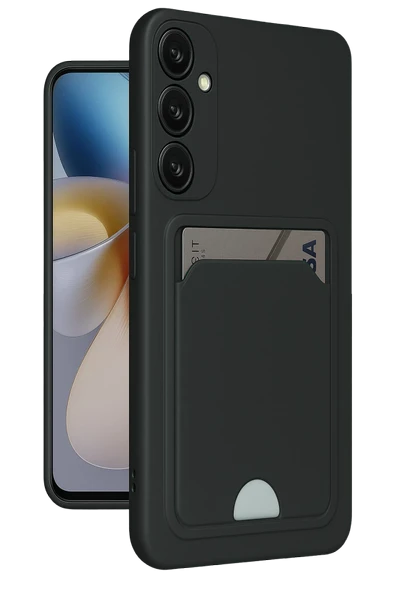 Zipax Samsung Galaxy M15 Kılıf Kartlıklı Soft Silikon Azn-Kelvin ürün görseli 1