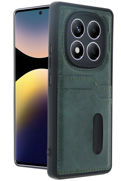 Zipax Xiaomi Redmi Note 14 Pro 4G Kılıf Kartlıklı Silikon Kapak Azn-Sara ürün görseli 1