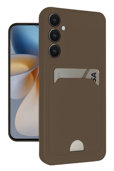 Zipax Samsung Galaxy S24 FE Kılıf Kartlıklı Soft Silikon Azn-Kelvin ürün görseli 1