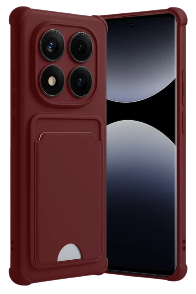 Zipax Xiaomi Redmi Note 14 Pro 5G Kılıf Kartlıklı Soft Silikon Azn-Kelvin ürün görseli 1