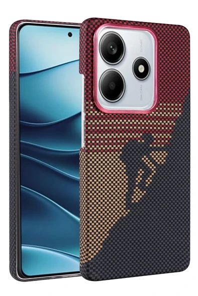 Zipax Xiaomi Redmi Note 14 4G Kılıf Kevlar Şık Görünüm Magesafe Özellikli Azn-Vga-Mgsf ürün görseli 1