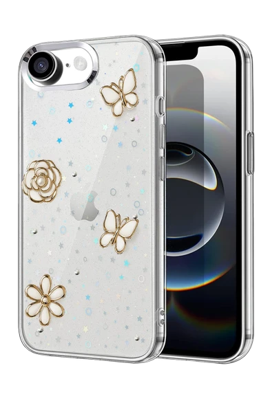 Zipax Apple iPhone 16E Kılıf Desenli Silikon Kapak Azn-Fiyonk ürün görseli 1