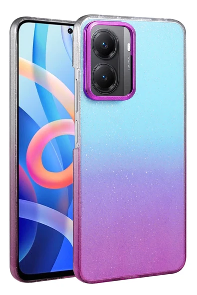 Zipax Xiaomi Poco X7 Pro Kılıf Simli Renk Geçişli Magesafe Kapak Azn-Fiyonk ürün görseli 1