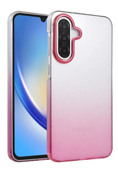 Zipax Samsung Galaxy A56 Kılıf Simli Renk Geçişli Magesafe Kapak Azn-Fiyonk ürün görseli 1