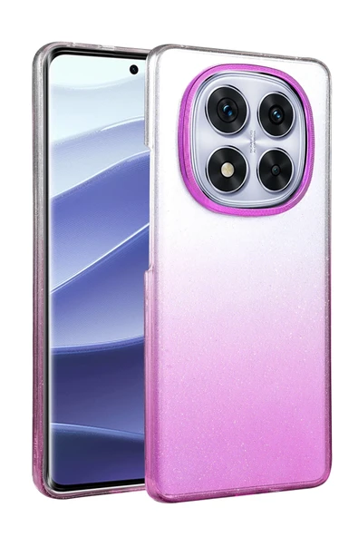 Zipax Xiaomi Redmi Note 14 Pro Plus Kılıf Simli Renk Geçişli Magesafe Kapak Azn-Fiyonk ürün görseli 1