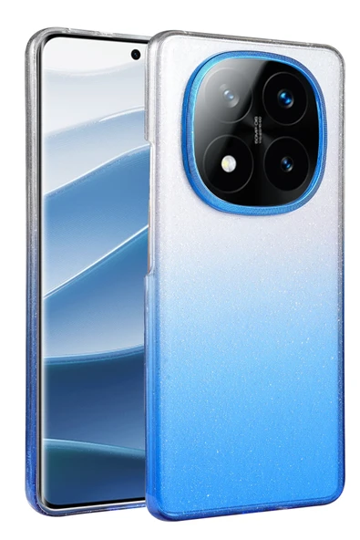 Zipax Xiaomi Redmi Note 14 Pro 5G Kılıf Simli Renk Geçişli Magesafe Kapak Azn-Fiyonk ürün görseli 1