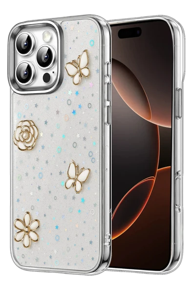 Zipax Apple iPhone 16 Pro Max Kılıf Desenli Silikon Kapak Azn-Fiyonk ürün görseli 1