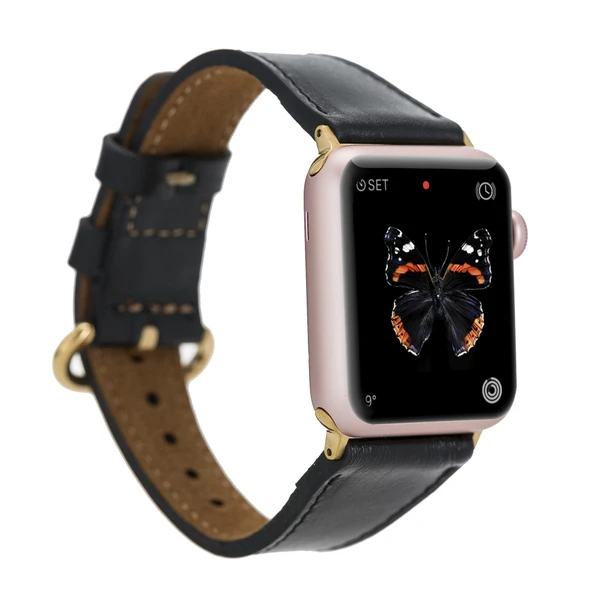 Apple Watch Uyumlu Deri Kordon 38-40-41mm ROM RST1 ürün görseli 1