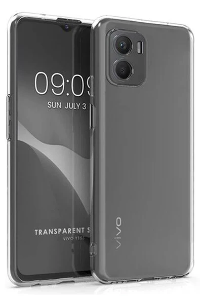 Zipax Vivo Y15S Kılıf Şeffaf İnce Silikon Kapak Azn-Lüx ürün görseli 1