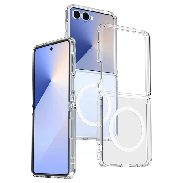 Zipax Samsung Galaxy Z Flip 7 Kılıf Kamera Korumalı Magesafe Özellikli Zr-Porto ürün görseli 1